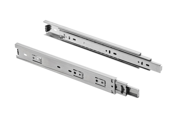 Направляющие полновыкатные h=45мм, L=450мм, хром, 1,0х1,0х1,0