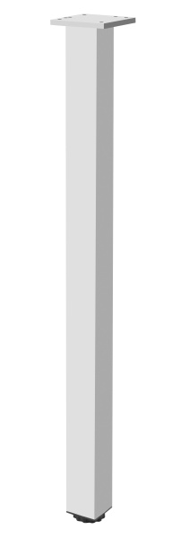 Опора для стола, h=820мм, 46х46мм, квадратная, с регулировкой, алюминий, GTV