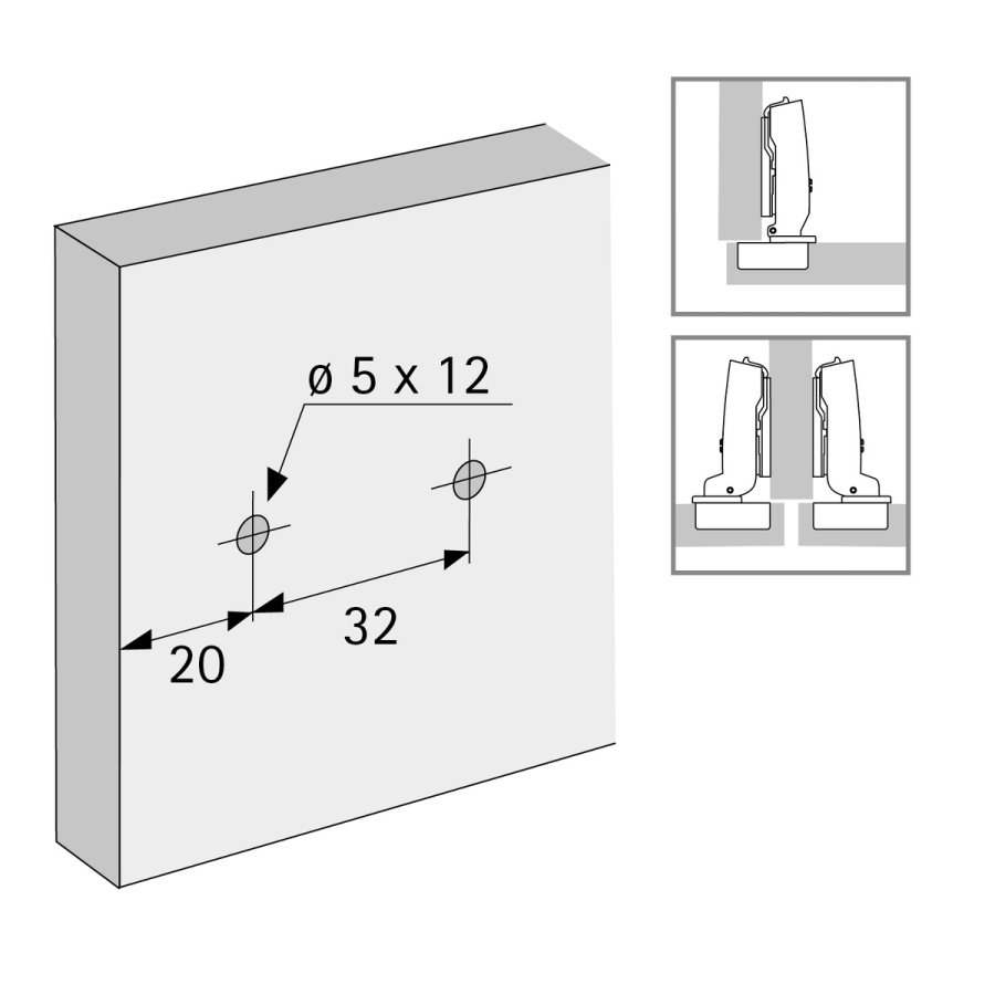 Монтажная планка линейная SENSYS/INTERMAT, 1,5мм, с эксцентриком, с евровинтами