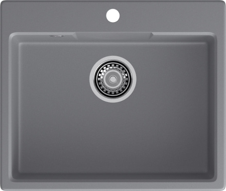 Мойка GranFest URBAN 658, 580х490 мм, темно-серый
