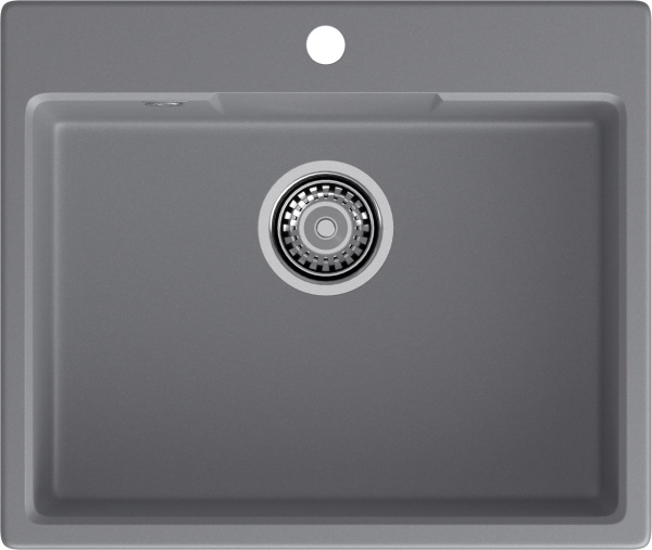 Мойка GranFest URBAN 658, 580х490 мм, темно-серый