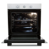 Духовой шкаф Konigin Barberry 60 IX MR7, 60см, черное стекло/нерж. сталь