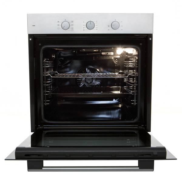 Духовой шкаф Konigin Barberry 60 IX MR7, 60см, черное стекло/нерж. сталь