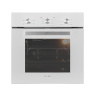 Духовой шкаф EDM 042 WH, 60 см, стекло/нерж. сталь, белый, Lex