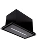 Вытяжка полновстраиваемая Incanto, 60см, б/угольного фильтра, черный матовый/стекло черное, Konigin