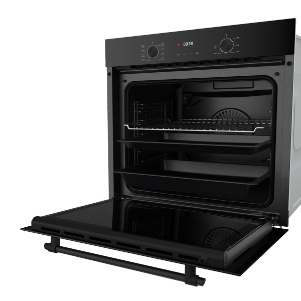 Духовой шкаф EDP 680 BBL MAX, 60 см, стекло, черный, Lex