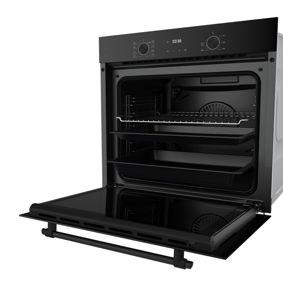 Духовой шкаф EDP 680 BBL MAX, 60 см, стекло, черный, Lex