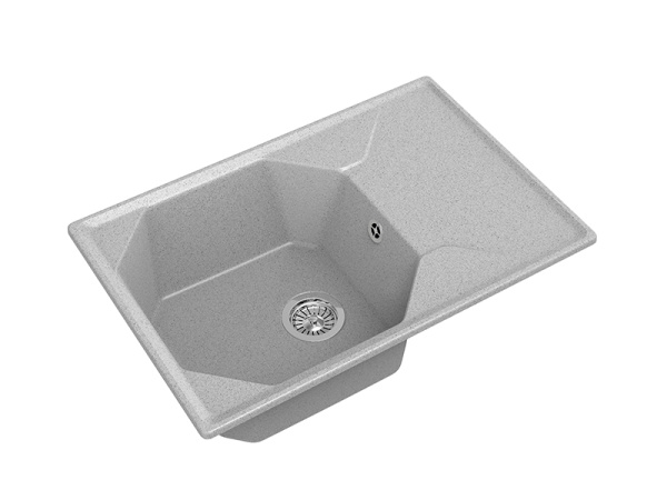 Мойка GranFest UNIQUE U-740L, 740х500 мм, серый