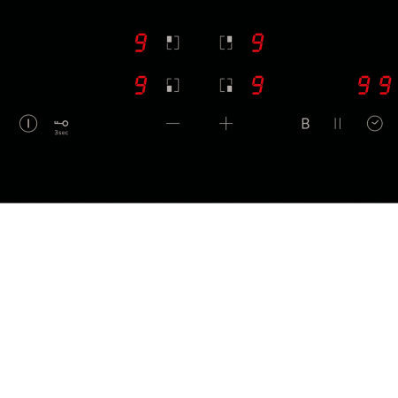 Варочная панель индукционная EVI 640 R2 BL, 60 см, стеклокерамика, черный, Lex