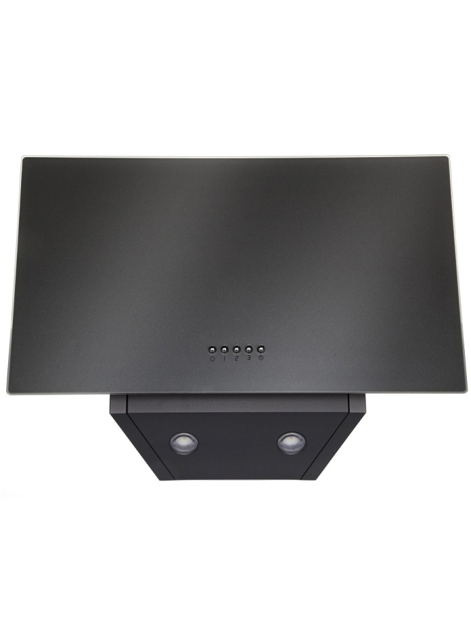 Вытяжка наклонная Colibri Grey, 50 см, без угольн. фильтра, серый металлик, Konigin