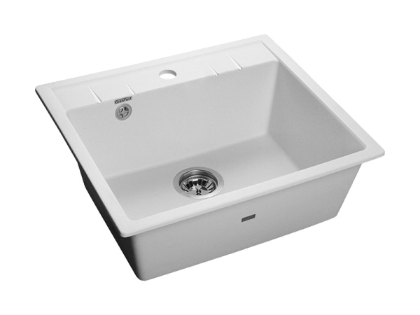 Мойка GranFest QUADRO 561, 560х500 мм, иней