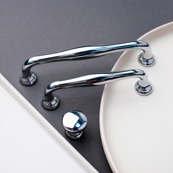 Ручка-скоба, 2360, 96мм, металл, хром