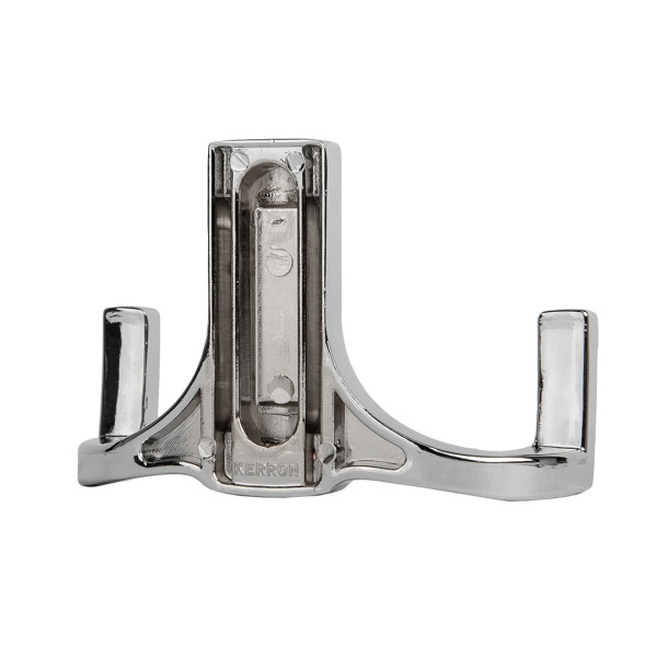 Крючок, KR 0330, двухрожковый, хром