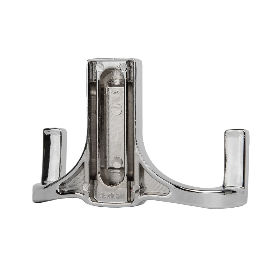 Крючок, KR 0330, двухрожковый, хром