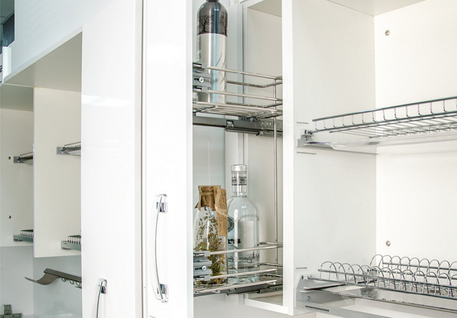 Корзина 200мм, 2 яруса, 148х449х465мм, боковое левое, с доводчиком, CHIANTI