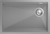 Мойка Rivelato LINO 654-R, 650х440х210мм, серый металлик
