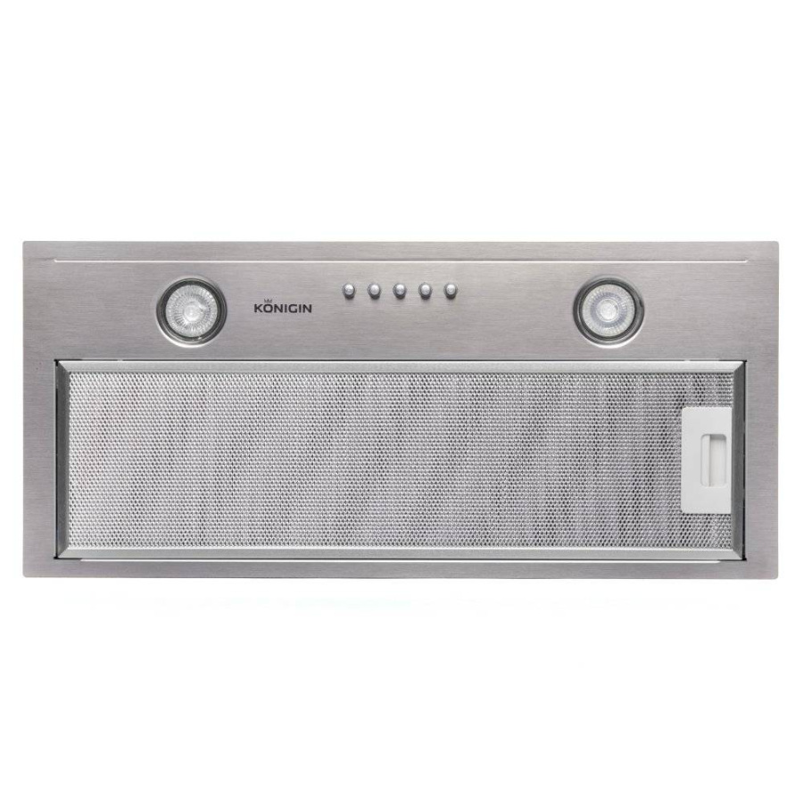 Вытяжка полновстраиваемая Flatbox, 60см, без угольного фильтра, инокс, Konigin