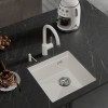 Мойка Rivelato LINO 454-R, 450х440х200мм, иней