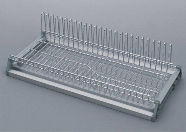 Сушка одноуровневая, 600мм, с поддоном, хром, Rejs