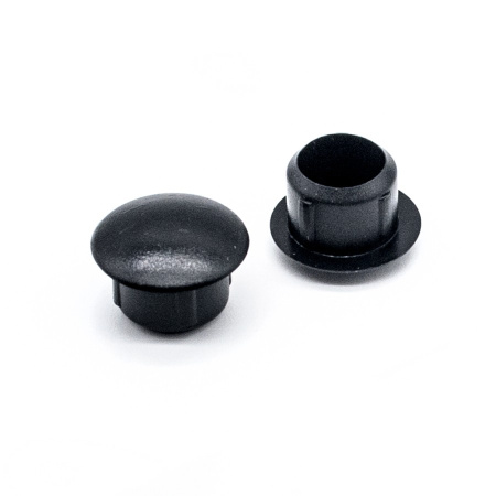 Заглушка пластиковая, черный (компл 2шт), Confurn