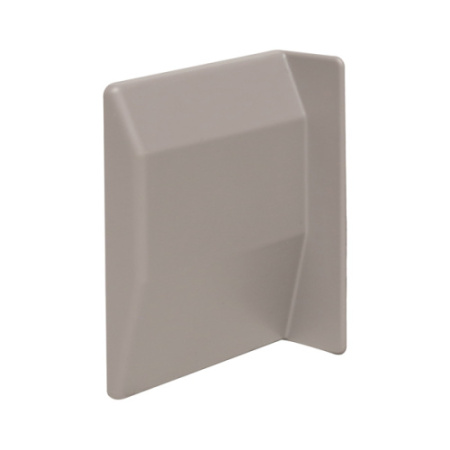 Накладка декоративная для накладного навеса, серая, левая 807