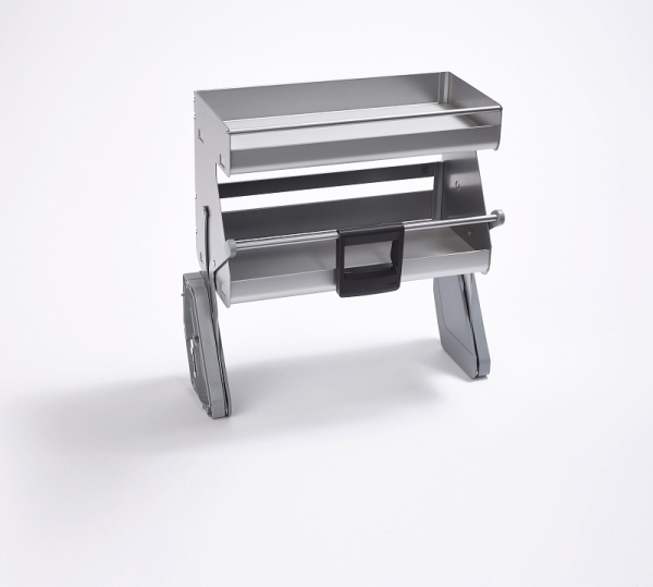 Выдвижная система Ай Мув в базу 600мм, 2 полки, в верхний шкаф, с довод., титан, Kessebohmer