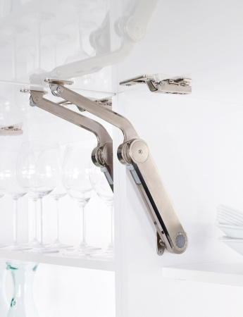 Подъемник Макси (D), Ш=200-1200мм, В=300-800мм, 1,8-27,3кг, к-т креплений, никель/черное кольцо