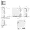 Комплект фурнитуры SlideLine M Silent System, 10 кг