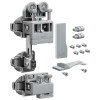 Комплект фурнитуры WingLine L, 25кг, самозакрывание, с ниж. напр. элементом, серый, левый