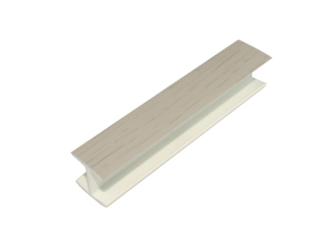 Соединительный элемент для цоколя, h=100мм, пластик, дуб капучино (лен), Россия