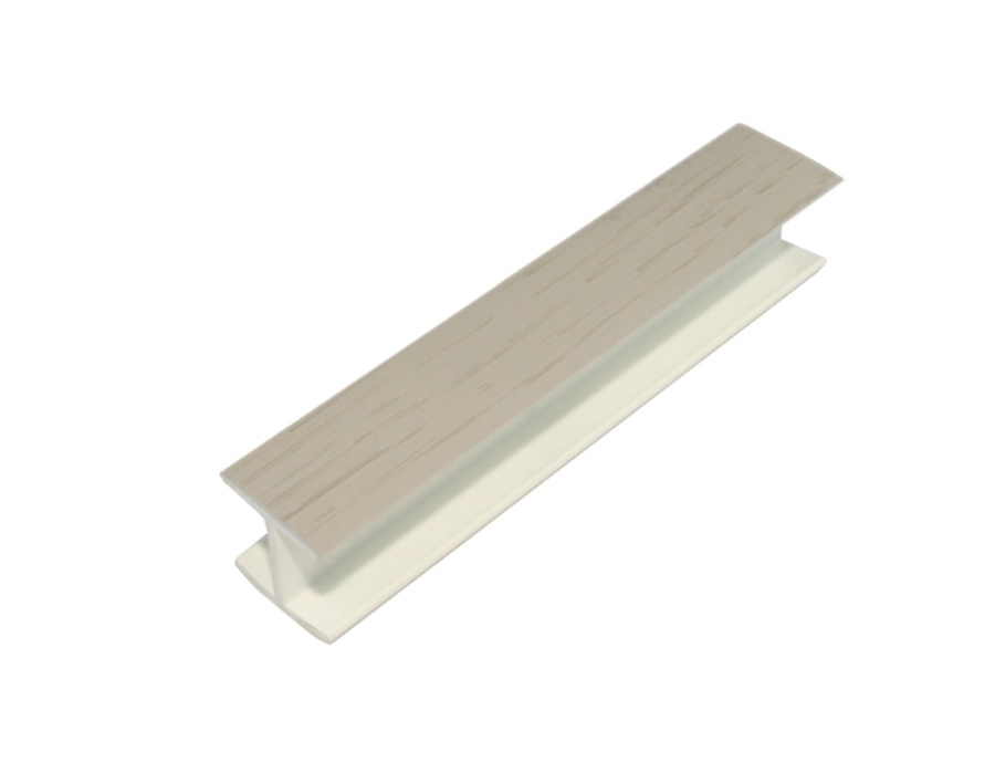 Соединительный элемент для цоколя, h=100мм, пластик, дуб капучино (лен), Россия