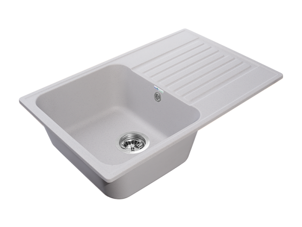 Мойка GranFest QUARZ 78, 736х476 мм, серый (прямоугольная, без сифона)