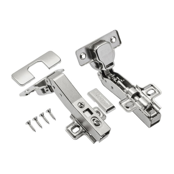 GTV Петля 45*, с планкой 0мм, с доводчиком, БЕЗ еврошурупа, 45мм