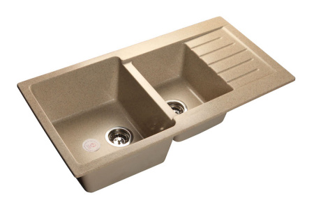 Мойка GranFest PRACTIK 980KL, 977х503 мм, песочный