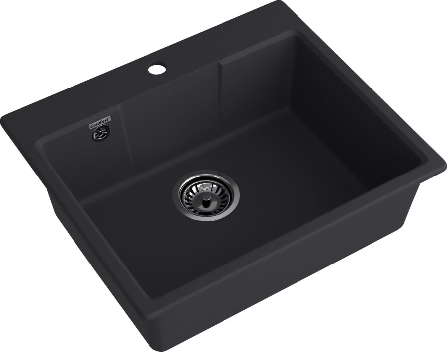 Мойка GranFest URBAN 658, 580х490 мм, черный