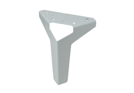 Опора нерегулируемая, h=150мм, металл, белый, JET