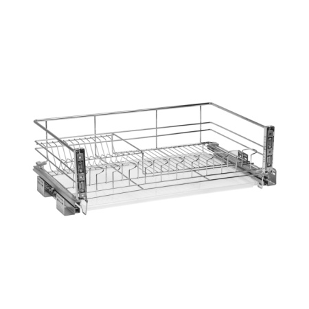 Сушка в нижний шкаф 800мм, 765х440х130мм, полного выдвижения с доводчиком+крепление, хром