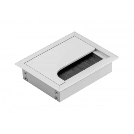 Заглушка для кабель-канала, 80х100мм, алюминий, алюминий, GTV