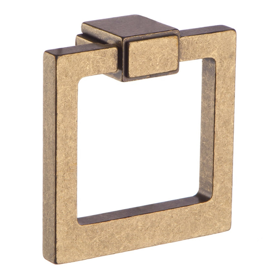 Ручка-кольцо, BU 014.50.12, 20х50х50мм, металл, античная бронза