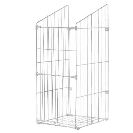 Корзина для белья, фасад 300мм, 305х230х620мм, сталь, белый