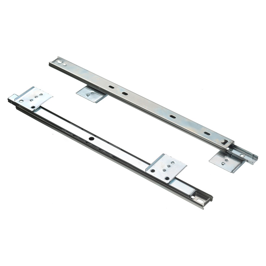 Полка для клавиатуры, 550x230мм, направляющие полного выдвижения L=350мм, серый, GTV