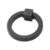 Ручка-кольцо, 121, d=50мм, металл, черный матовый