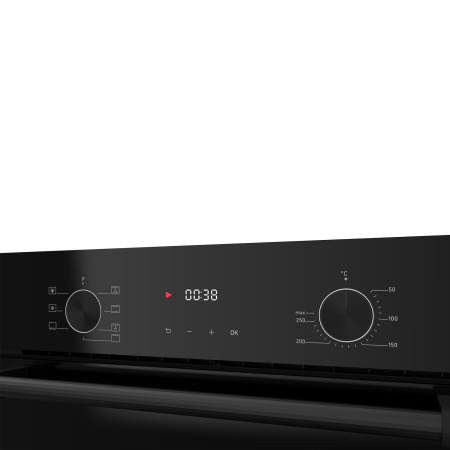 Духовой шкаф EDP 671 BBL MAX, 60 см, стекло, черный, Lex