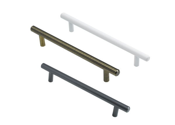 Ручка-рейлинг, 112S, 12мм, 112мм, металл, графит