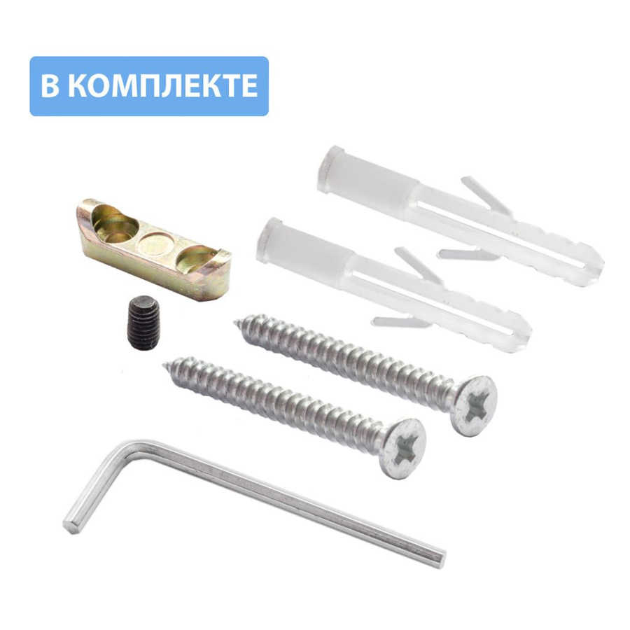 Крючок, WZ-К2201, однорожковый, металл, синий, GTV