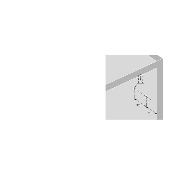 Толкатель Push to open Silent для петель с самозакрыванием, накладной, пластик, антрацит, Hettich