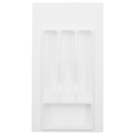 Вкладыш на 350мм для кухонных принадлежностей, 391-490х205-270мм, белый, Volpato