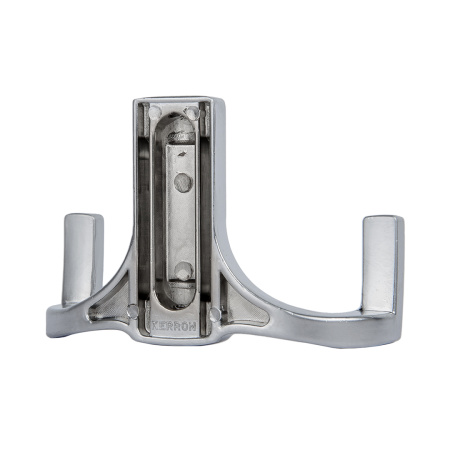 Крючок, KR 0330, двухрожковый, матовый хром