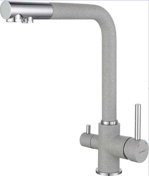 Смеситель GranFest 3611, d=50 мм, серый