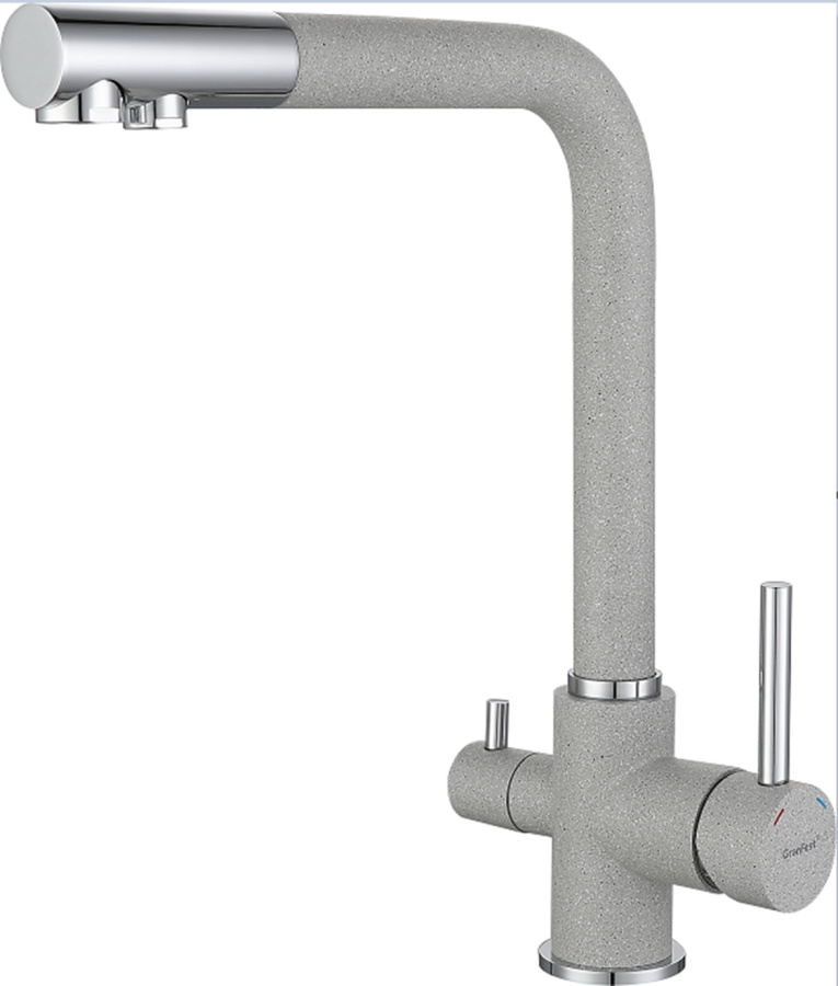 Смеситель GranFest 3611, d=50 мм, серый